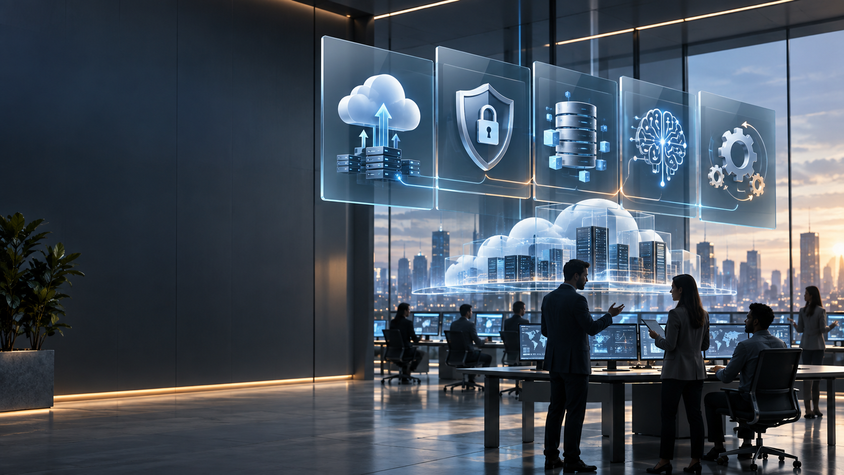 NeonEdge IT Solutions secure enterprise technology environment for cloud, infrastructure, and automation
